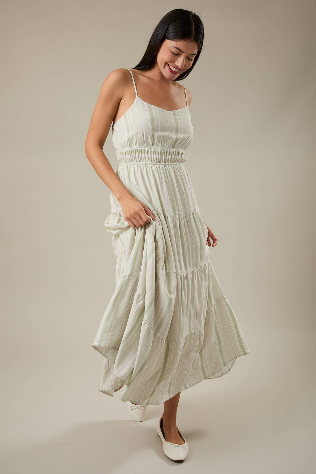 ruched elastic dress EadianDree Womens Spaghetti Strap Maxi Dress Ruched Neckline Backless Tie Back Elastic High Waisted Casual Flowy Summer Sundresses : Target